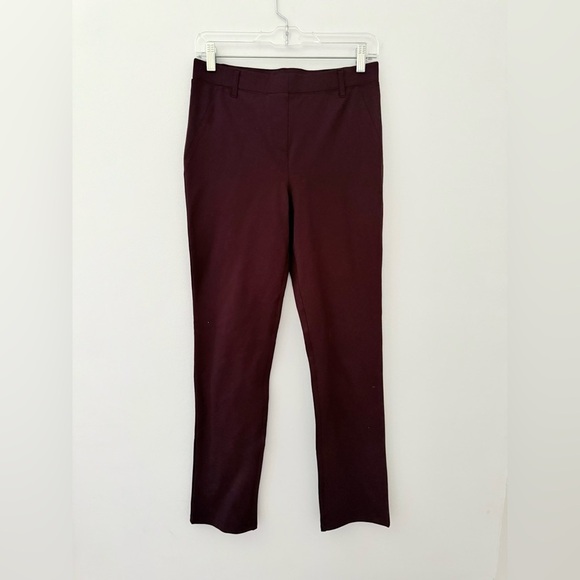 NWT small quince straight leg pants burgundy - Picture 15 of 16